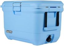 Coleman PRO Heavy-Duty Insulated Hard Cooler with handles | 42.5 L capacity | Keeps Ice for 4 Days | Full foam insulation | Large Durable Portable Cool Ice Box for Rugged Outdoor Use & Jobsites