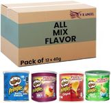 Priingles 12 x Crisps Pop & Go Trav