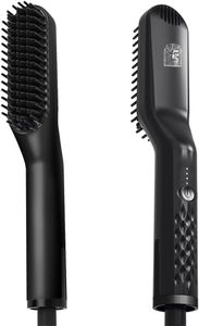 Odenson Beard Straightener Hair Straightening Brush with Wire for Beard Care and Styling