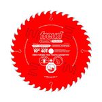 Freud P410 Premier Fusion 10-Inch 40 Tooth Hi-ATB General Purpose Saw Blade with 5/8-Inch Arbor and PermaShield Coating, One Size, Multi