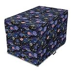 Ambesonne Galaxy Dog Crate Cover, O