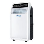 12000 BTU Portable Air Conditioner with Wheels & Remote Control, 3-in-1 Mobile AC Unit for Living Room, Home Office, Gym, Garage, Fast Cooling for Large Spaces up to 350 sq.ft, UK Plug（Cool Only）