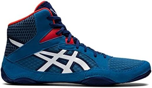 ASICS Chaussures de lutte Snapdown 3 pour homme, Azure/blanc., 37.5 EU
