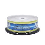 Optical Quantum OQBDRDL06LT-25 6X 50 GB BD-R DL Blu-Ray Double Layer Recordable Logo Top 25-Disc Spindle