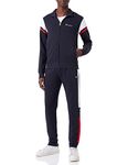 Champion Men's Legacy Sweatsuits Powerblend Terry Division 1 Sports Suit, Navy Blue, S