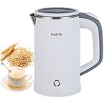 0.8L Electric Kettles Low Wattage Kettle Travel Kettle Electric 600W Fast Boil Mini Small Kettle Portable Energy Efficient Kettle with Auto Shut-Off and Boil-Dry Protection (White)