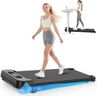 HomeFitnessCode Walking Pad Laufband mit Neigung - Laufpad für Zuhause Steigung Walkpad Untertisch Elektrisch 1-8 KMH Walking Band Gehband, Schwarz