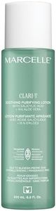 Marcelle Clari-T Soothing Purifying Lotion with Salicylic Acid + 15% Aloe Vera, Facial Toner, Clarifying & Exfoliating, Vegan, Cruelty-Free, Hypoallergenic, Fragrance-Free, Non-Comedogenic, 200 mL