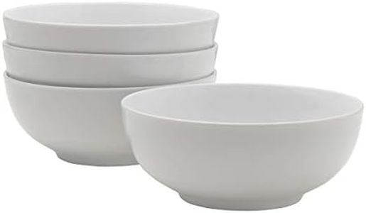 Everyday White by Fitz and Floyd Soup Cereal Bowls, Set of 4