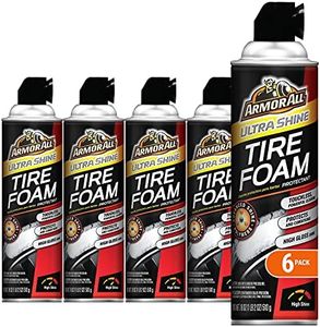 Armor All Tire Foam Ultra Shine, 18-Fluid Ounce Cans (Pack of 6)
