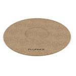 Fluance Turntable Cork Platter Mat - Audiophile Grade Improves Sound & Performance for Vinyl Record Players (TA21)