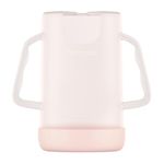 Momcozy Squeeze Pouch Holder for Food Pouches and Drink Boxes, Baby Pouch Holder Allows Baby to Self-Feed and Avoid Messes, Baby Food Pouch Holder Handle is Easy to Grip, Comfortable, Pink