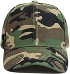 Camo Hat for Men Women, Adjustable 