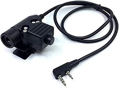 U94 PTT System Military Adapter 2 Pin 7.0mm Plug Push to Talk for Kenwood/Baofeng Radio