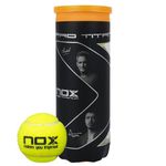 NOX Pot of 3 Pro Titanium Padel Balls