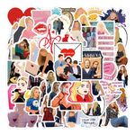 63Pcs Sabrina Carpenter Stickers Pack, Cute Cartoon Vinyl Waterproof Sticker Decals for Water Bottle, Laptop, Phone, Scrapbooking, Journaling Choice for Adults for Party Supply Decor