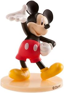 Dekora - Decoracion para Tartas con la Figura de Mickey Mouse de PVC con su Característica Pose de Bienvenida