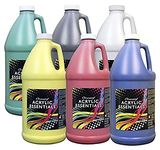 Chroma Chromacryl Acrylic Essentials - 1/2 Gallon - Set of 6