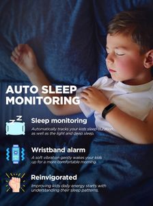 BIGGERFIVE Kids Fitness Tracker – Activity & Sleep Monitor