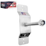 Pit Posse 802 Spare Tire Mount Kit Enclosed Cargo Trailer Carrier Holder Bracket Wall Mount Aluminum - Universal Fit - Will Declutter Your Space