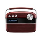 Saregama Carvaan Marathi - Portable Music Player with 5000 Preloaded Songs, FM/BT/AUX (Cherrywood Red)