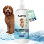 We Love Doodles Dog Detangler Spray - Leave-in Conditioner for Dogs - Dog Detangling Spray - Dematting Spray for Dogs - Tangle Remover - Made in The USA - Large 16 fl oz (Ocean Breeze)