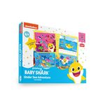 Funskool-Baby Shark Under Sea Adventure,Educational,120 Pieces,Puzzle,for 4 Year Old Kids and Above,Toy