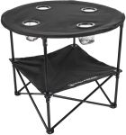 Wakeman Folding Camping Table, Blac