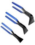 QWORK® 3 Pcs Sheet Metal Bender Set, Sheet Metal Tools, Seaming Pliers, Straight 45 90 Degree