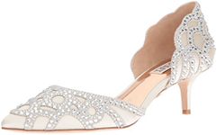 Badgley Mischka Women's Ginny Dress Pump Ivory