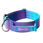 Spark Paws Tactical Dog Collar - Premium Quality Collar, Robust and Durable Design for Large, Strong Breeds - Pitbulls, Boxers - 90s Retro, S