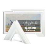 TV Guard Frame Tv Bezel, TV Frame Compatible with Samsung The Frame Tv, No Interference, Art Mode Compatible (Modern White, 43)