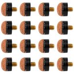 Trademark Games 40-P833-3 Cue Stick Replacement Screw Tip (Set of 18)