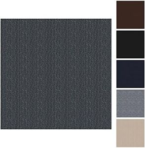 CUCOS Carpet Tiles Peel and Stick, Squares Carpet Floor Tile 12” x 12”, Soft Padded Carpet Tiles, Self Adhesive Carpet 30 Tiles Per box/30Sq Ft