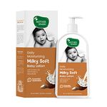 Mother Sparsh Milky Soft Baby Lotion - 400ml |With Milk Protein, Coconut Oil & Shea Butter | For 24Hrs Moisturization