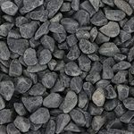Belle Vous Decorative Natural Grey Pebbles (3.6kg Bag) - 0.5-1.3cm/0.2-0.51 inch Assorted Pebble Stones - Mixed River Gravel for Vase Filler/Plant Pots, Landscaping, Aquariums, Home and Gardens