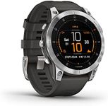 Garmin epix Gen 2 Premium Multisport GPS Smartwatch (47 mm), AMOLED Touch Screen, Advanced Health and Training Features, Adventure Watch with up to 16 days battery life, Slate Steel and Black