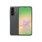 Samsung Galaxy A56 5G, Android Smartphone, 256GB Storage, 8GB RAM, Anthracite, 6x Operating System Upgrade, Big Screen, Long Battery Life, 8GB + 256GB
