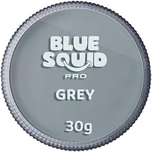 Blue Squid PRO Face Paint - Professional Water Based Single Cake Facepaint & Body Paints - SFX Makeup, Kids Adults Face Painting for Costume, Halloween, Cosplay - Classic Grey 30g / 1oz