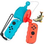 Fishing Rod for Nintendo Switch/Switch OLED, JoyCon Controller Fishing Game Kit, Fishing Game Accessories Compatible with Nintendo Switch Legendary Fishing, Fishing Star World Tour, Bass Pro Shops