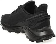 Salomon Women's Alphacross 4 Trail Running and Hiking Shoe, Black/Black/Black, 8 US