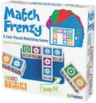 Funwares Match Frenzy: Portable Snap-On Pattern Matching Puzzle Games, Fun Family Mini Board Games for All Ages, Perfect for Travel & Home Play, Road Trip Activities for Kids and Adults, 1-4 Players