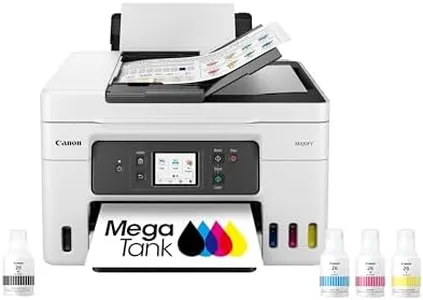 Canon Megatank GX4020 All-in-One Wireless Supertank Printer with Print, Copy, Scan and Fax | Auto Document Feeder | Mobile Printing | 2.7" LCD Touch Screen