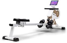 Capital Sports Magnetic Rowing Machines For Home Gym, Rowing Machine Foldable, Rowing Machines for Home Gym Foldable, 8 Level Resistance Fitness Cardio Rower, LCD Exercise Monitor, Folding Compact Row