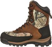 Rocky Shoes and Boots Core Comfort 8 inch Wide Insulated Boot Mossy Oak Infinity, 10.5