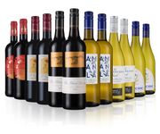 Laithwaites Customer Favourites Red and White Wine Selection - Case of 6 & 12 Available - Mixed Bottles (75cl) - Black Stump Durif Shiraz, Campanula Pinot Grigio, Abbesse Sauvignon Blanc (Case of 12)