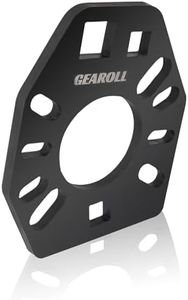 GEAROLL Stainless Steel Pinion Yoke Wrench Tool for Loosening Pinion Flange and Nuts, Fits for Most Sockets Extra 1/2" Hole Fits Most Sockets, Works with Various Styles of Yokes,Axles,Flanges