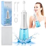 LYtech Sinus Rinse Kit Nasal Irrigation System Nasal Rinse Irrigator with 5 Modes for Sinus Relief & Nasal Care Cordless Portable Nasal Rinse Machine Electric Neti Pot Nose Cleaner for Adults Kids