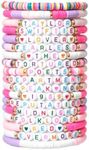 18PCS Clay Bead Friendship Bracelet