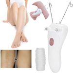 ARKZO Electric Face Hair Removal Epilator for Women Eyebrow Trimmer for Women Slique Threading Tools Epilators Trimming for Women Full Body & Mini Facial Hair Remover Threading Machine Tool for Women